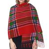 LMNSWDA Clan MacBean Tartan Women's Fashion Cashmere Feel with Tassel Large scarf warm party shawl Wraps view 4