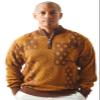 Stacy Adams Mens Sweater Jacquard Flourish Tonal Design (3XL, Brown) view 1