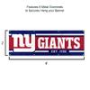 New York Giants Large 2x6 Foot Banner view 3
