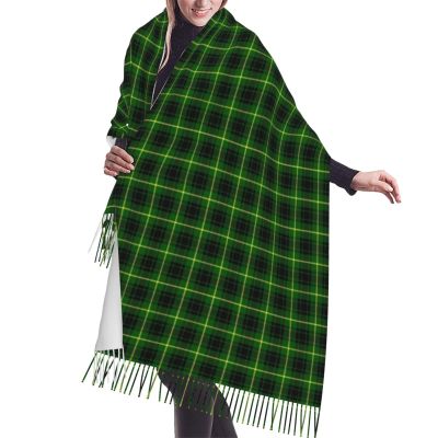 LMNSWDA Clan MacArthur Tartan Women's Fashion Cashmere Feel with Tassel Large scarf warm party shawl Wraps