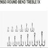 Rapala 9650 Round Bend Treble 1X #8-2/0 Size in 25, 50 and 100 Packs - VMC 9650 Black Nickle Treble Hook (VMC 9650 BN 1/0-100 Pk) view 2