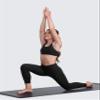 CRZ YOGA Girls Butterluxe Cross Back Sports Bra Black X-Small view 4