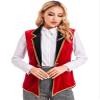 Hansber Women's Ringmaster Circus Tailcoat Jacket Medieval Vintage Tailcoat Halloween Costume Party Wear Red Medium view 3