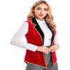Hansber Women's Ringmaster Circus Tailcoat Jacket Medieval Vintage Tailcoat Halloween Costume Party Wear Red Medium view 4