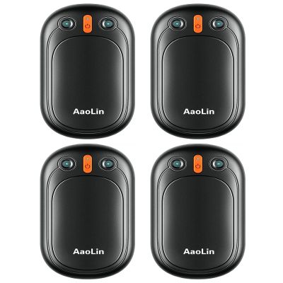 4 Pack Hand Warmers Rechargeable, 4 Pack 2000mAh Electric Hand Warmers Reusable, 12Hrs Long Heating, Portable Pocket Handwarmer Great Gift for Outdoors, Hunting, Golf, Camping