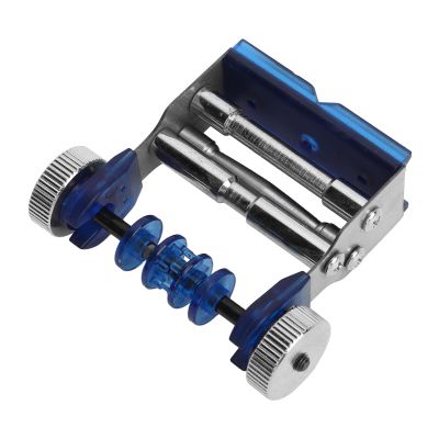 Archery String Material Tool, Buckle Design Accurate Position Archery Bowstring Serving Thread Jig for Recurve Bow (Blue)