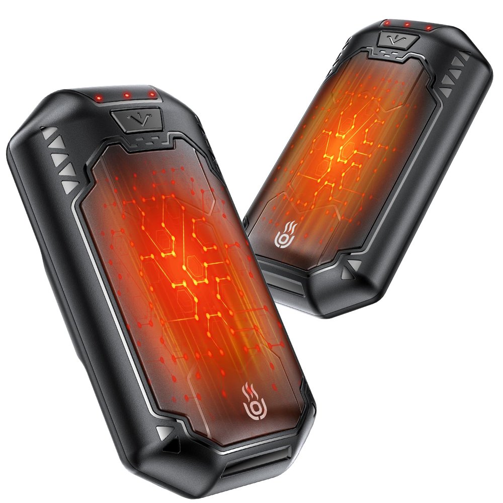 Hand Warmers Rechargeable OUTJUT 2 in 1 USB Pocket-Sized Handwarmers Easy to Carry 20h Electric Hand Warmer 3 Heat Settings Hot Hand Gifts for Men Women Go Out for Hiking Camping Sking and Fishing