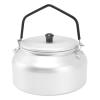 jerss Camping Kettle Ultra Light Outdoor Coffee Pot Barbecue Silver Picnic Portable Tea Pot Cover Handle for Boiling Teapot Coffeemaker Pots view 2