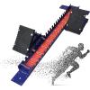 Starting Blocks, Light Weight Aluminum Track Starting Block, Athletics Scholastic Starting Block, 6 Angle Adjustable, With Standard Card Ruler and Thicked Anti -Slip Pad, for School and Training view 1