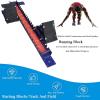 Starting Blocks, Light Weight Aluminum Track Starting Block, Athletics Scholastic Starting Block, 6 Angle Adjustable, With Standard Card Ruler and Thicked Anti -Slip Pad, for School and Training view 2