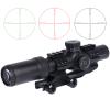 Bravary 1-6x24 SFP LPVO 1.2-6x24 LPVO Riflescope IR SFP Crosshair Mil-dot Red Green Reticle Short to Mid Range Hunting and Shooting (Black 1.2-6x24 IR) view 2