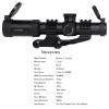 Bravary 1-6x24 SFP LPVO 1.2-6x24 LPVO Riflescope IR SFP Crosshair Mil-dot Red Green Reticle Short to Mid Range Hunting and Shooting (Black 1.2-6x24 IR) view 4
