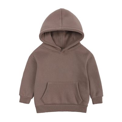 Girls Hoodie from Friends Toddler Boys Girls Pullover Fleece Sweatshirt Children Solid Plus Babies (Brown, 10-11 Years)