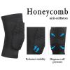 Linkidea Honeycomb Basketball Volleyball Knee Pads for Kids Youth, Football Knee Protective Sleeves, Breathable and Easy to Put On (1 Pair/Black/XS) view 2