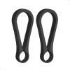 PJYTAC Black Titanium Carabiner Keychain Clip Small Key Clip Quick Release Carabiner Keychain 2PCS view 1