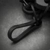PJYTAC Black Titanium Carabiner Keychain Clip Small Key Clip Quick Release Carabiner Keychain 2PCS view 4