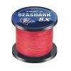 Seashark Braided Fishing Line Color Never Fade 8 Strands Super Strong PE Fishing Line Abrasion Resistant Fishing Wire Zero Stretch Multiple Colors 6lb to 300lb view 1