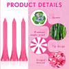 Jenaai 200 Pcs Golf Tees Bamboo Golf Tees Professional Golf Tees Bulk for Women Golf Club Accessories(2-1/8 Inch,Pink) view 3