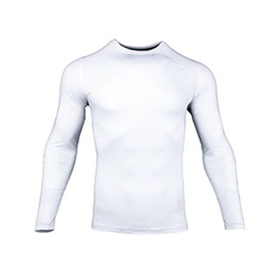 DGKaxiyaHM Men's Workout Stretchy Quick Dry T-Shirts Slim Running Long Sleeves Top Breathable Soft Golf Outdoor Shirt (White,X-Large)
