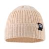 JANGANNSA Simple Knitted Baby Beanie Hip-Hop Boys Winter Hat Toddler Kids Bonnet for Girl 0-5Y (Black+Khaki, M) view 3
