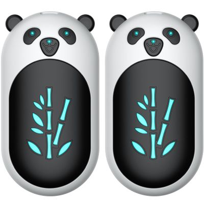 Hand Warmers Rechargeable 2 Pack, 6000mAh Electric Hand Warmer Reusable, 20Hrs Long Heating, Portable Pocket Heater Handwarmer for Women Men, Outdoor Camping, Hunting Gear