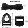 2 PCS Kayak Seat Clips Replacement & 2 PCS Kayak Seat Strap, Kayak Replacement Seat Hooks, Kayak seat Latches, Kayak Seat Repair Kit, Kayak Seat Clip Parts for Lifetime Emotional Kayak Accessories view 2