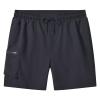 Men's Swim Shorts Beach Shorts with Zip Pockets and Mesh Sports Casual Men's Summer Plus Tooling Shorts (Black, XL) view 1