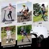 Bike Skateboard Helmet for Ages 5-8-14-16 Kids Youth Adults, Adjustable Multi-Sport Helmet for Scooter Bicycle Roller Skate Inline Skating Rollerblading Hoverboard Longboard, 3 Sizes view 2