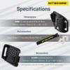 Nitecore HLB30+HMB1 Headlamp Bracket + Helmet Mount Base Set Fit for NU31 NU33 Headlamp + Universal Helmet view 4