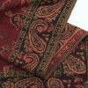 Ciormis Paisley Pashmina Shawl, Burgundy Paisley Pashmina Shawls and Wraps for Winter(Style1-Burgundy) view 4