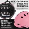Bike Skateboard Helmet for Ages 5-8-14-16 Kids Youth Adults, Adjustable Multi-Sport Helmet for Scooter Bicycle Roller Skate Inline Skating Rollerblading Hoverboard Longboard, 3 Sizes view 3