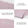 Aijolen Seamless Underwear for Women No Show Bikini Panties Lace Cheeky Hipster 6 Pack S-XL view 4