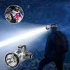 Super Bright Rechargeable High Power Headlamp, LED Headlamp Rechargeable Head Lamp, Head Lamps LED Rechargeable Bright Headlamp, Outdoor Waterproof Camping Running Portable Headlamp (A) view 4
