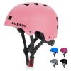 Bike Skateboard Helmet for Ages 5-8-14-16 Kids Youth Adults, Adjustable Multi-Sport Helmet for Scooter Bicycle Roller Skate Inline Skating Rollerblading Hoverboard Longboard, 3 Sizes view 1