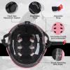 Bike Skateboard Helmet for Ages 5-8-14-16 Kids Youth Adults, Adjustable Multi-Sport Helmet for Scooter Bicycle Roller Skate Inline Skating Rollerblading Hoverboard Longboard, 3 Sizes view 4