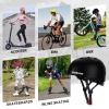 Bike Skateboard Helmet for Ages 5-8-14-16 Kids Youth Adults, Adjustable Multi-Sport Helmet for Scooter Bicycle Roller Skate Inline Skating Rollerblading Hoverboard Longboard, 3 Sizes view 2