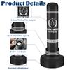 Standing Punching Bag with Stand Adult, 70'' Freestanding Heavy Boxing Bag with Electric Air Pump, Youth Kickboxing Bags Inflatable view 3