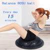 DOCIM 23" Half Balance Ball Trainer, Stability Ball, Half Yoga Ball with Pilate Ball and Resistance Band for Exercises, Home Gym,Purple view 2