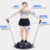 DOCIM 23" Half Balance Ball Trainer, Stability Ball, Half Yoga Ball with Pilate Ball and Resistance Band for Exercises, Home Gym,Purple view 3
