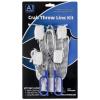 A1FISHER Crabbing Throw Line Kit with Crab Tongs and One Size Fits All Glove, 6-Piece Crabbing Equipment Combo