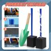 Shappy 12 Pieces Baseball Base Plugs with Tassel Heavy Duty Anchor Plugs for Baseball Field and Softball Accessories(Blue) view 4