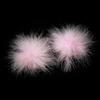 LJJCSFF 2pcs Silicone Pasties Nipple Cover Adhesive Breast Petal Bra Chest Sticker Patche Reusable Nipple Feather Pastie Rave For Women Pink view 4