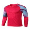 TiaoBug Kids Boys Gladiator Goalkeeper Jersey Padded Goalie Shirt Soccer Jersey Sports Team Training Uniforms Hot Pink D 13-14 Years view 2