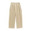 JEKE-DG Men's Straight Leg Cargo Pants Relaxed Fit Casual Drawstring Tousers Slacks Pleated Pants with Pockets (Medium,Khaki)