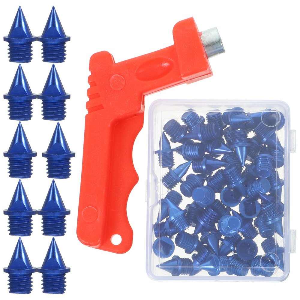 Sosoport Running Spikes Track Shoes Carbon Steel Replacement Golf Spikes Sturdy and Easy to Install
