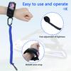 Boat Kill Switch Lanyards Wrist Strap Jet Ski Key Cord Lanyard Fit for Mercruiser Marine Outboard Engine Tether Replace(Black&Blue) view 3