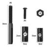 Create idea Set of 6 Shaft Locking Screw Kit Compatible with Ninebot Max G30 G30D Electric Scooter Folding Pull Rod Screw Scooter Accessories Black view 4