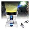 Amposei Super Bright Rechargeable High Power Headlamp, Outdoor Headlamp Rechargeable Powerful Hands-Free LED Head Lamps Waterproof for Adventure Camping Running (Yellow Light, 40LEDs) view 1