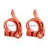 Bicycle Seat Post Clamp,34.9mm Mountain Bike Seatpost Clamps Adjustable Aluminium Alloy Bike Seat Tube Clamp Quick Release(blue,34.9mm) view 2