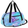 Custom Kids Duffel Overnight Bag Personalized Dance Bag Travel Duffel Bag for Girls Boys Customized Kids Gifts- Cute Cheerleader Purple view 2